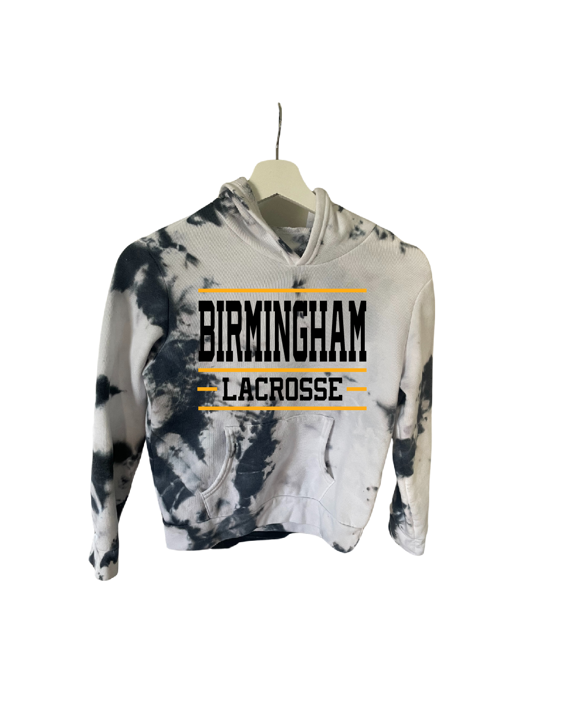 BHAM LAX Throwback Premium Tie Dye Hoodie