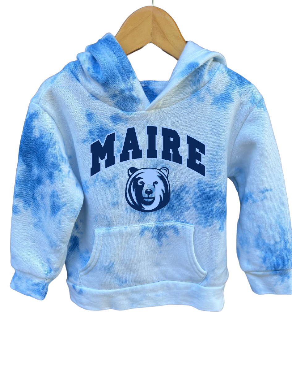 Maire Premium Fleece Tie Dye Hoodie