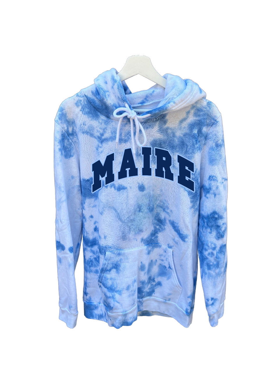 Maire Premium Fleece Tie Dye Hoodie