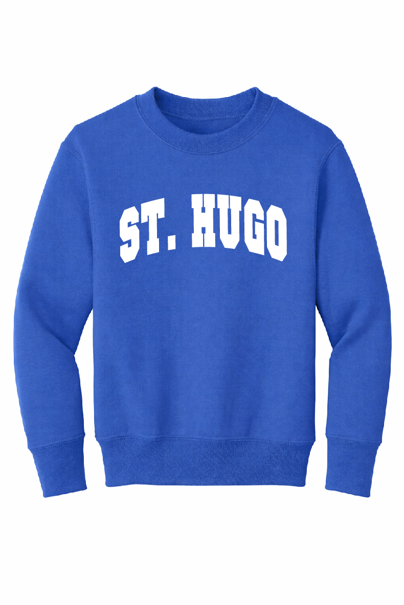 St. Hugo Royal Blue Crewneck Sweatshirt