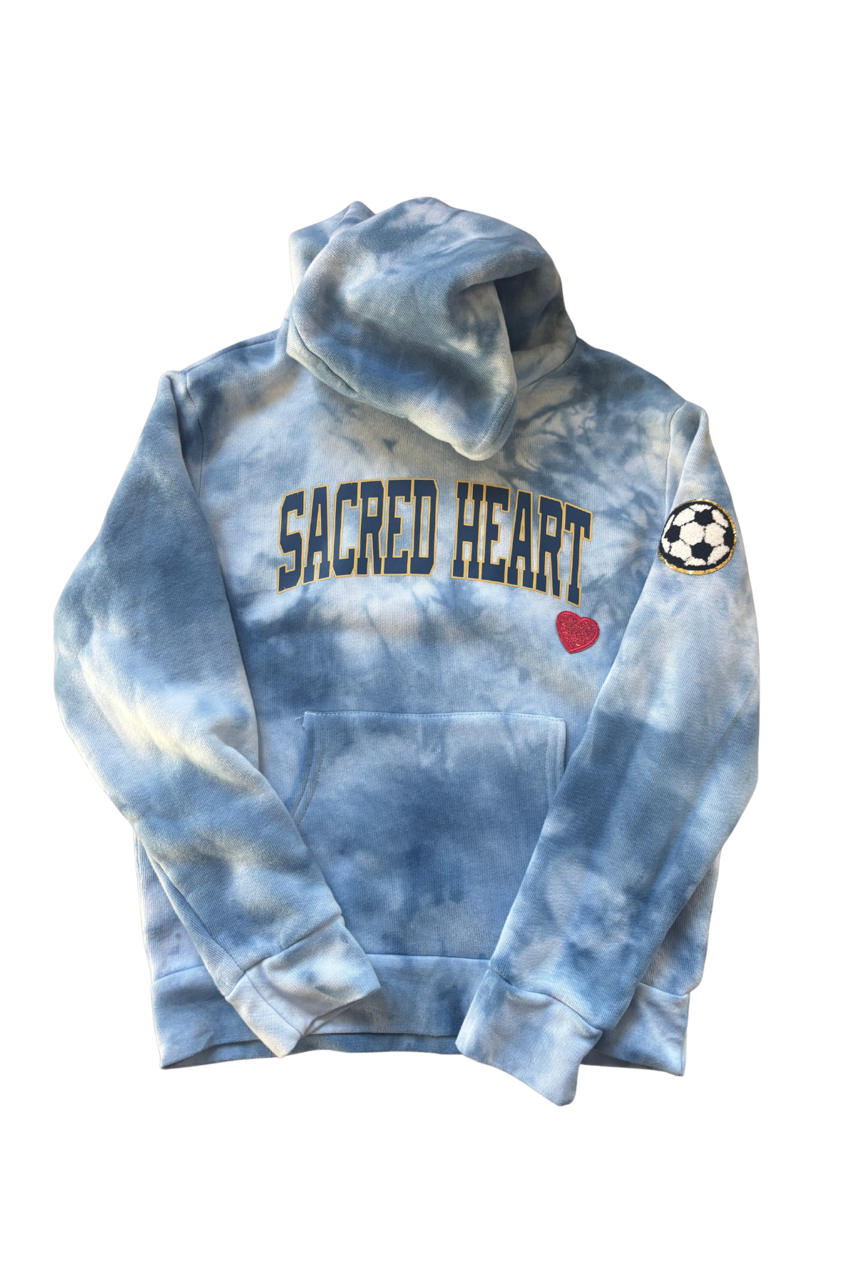 Sacred Heart Tie Dye Hoodie
