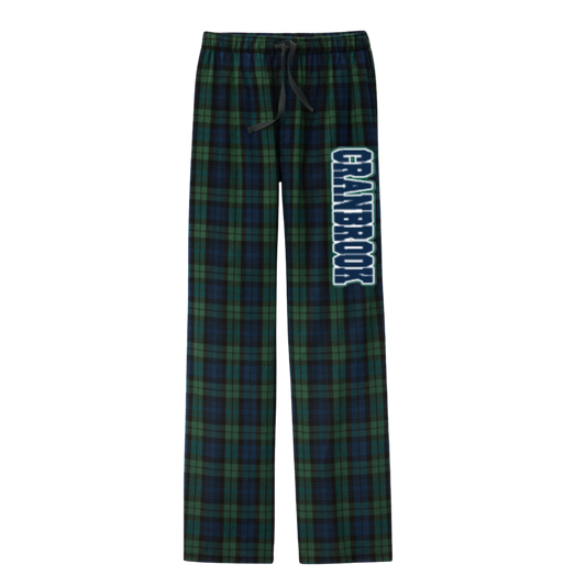 Cranbrook Forest Green & Navy Flannel Plaid Pants