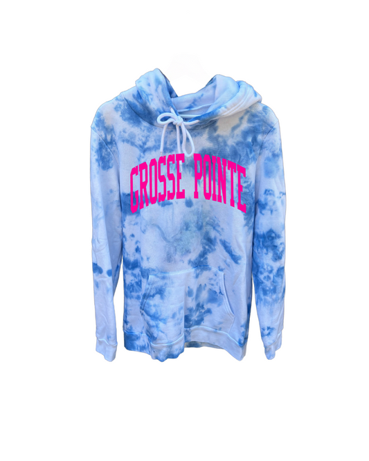 Grosse Pointe Premium Fleece Tie Dye