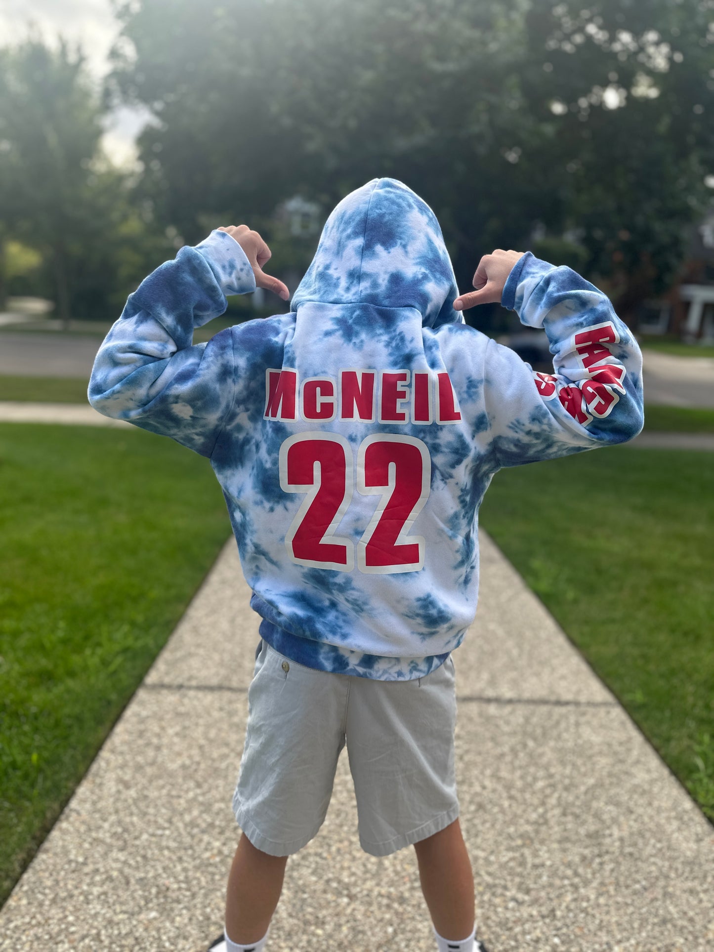 Rangers Youth Tie Dye Hoodie