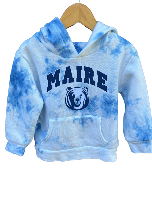 Maire Premium Fleece Tie Dye Hoodie