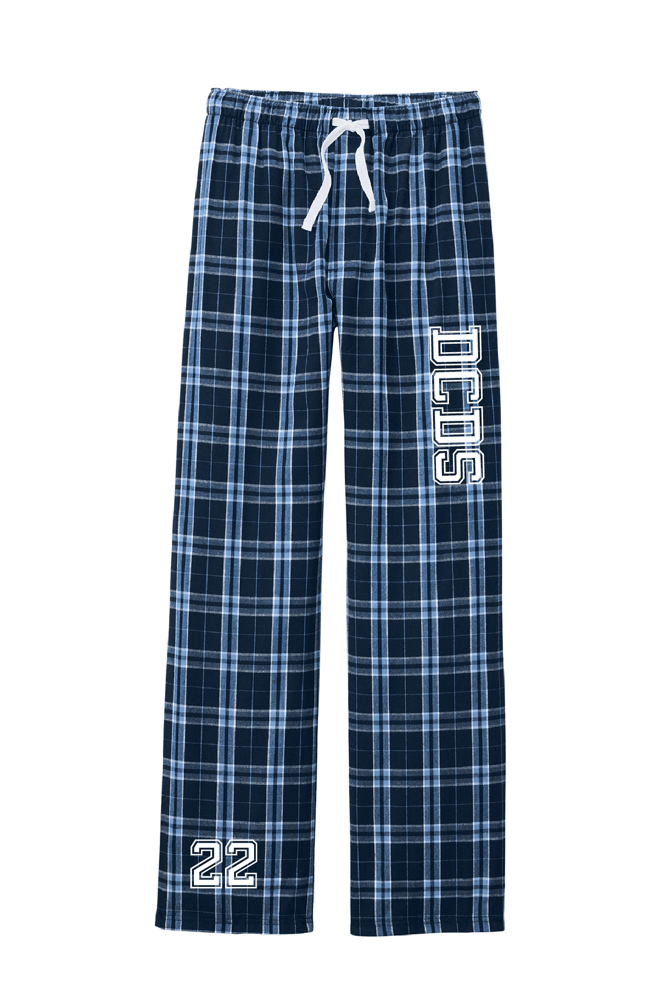 DCDS Navy and Fresh Blue Plaid Pant