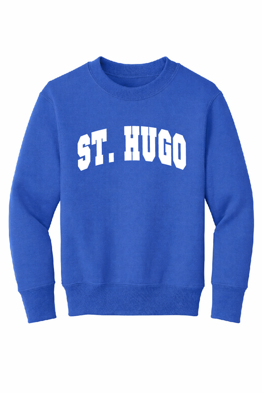 St. Hugo Royal Blue Crewneck Sweatshirt