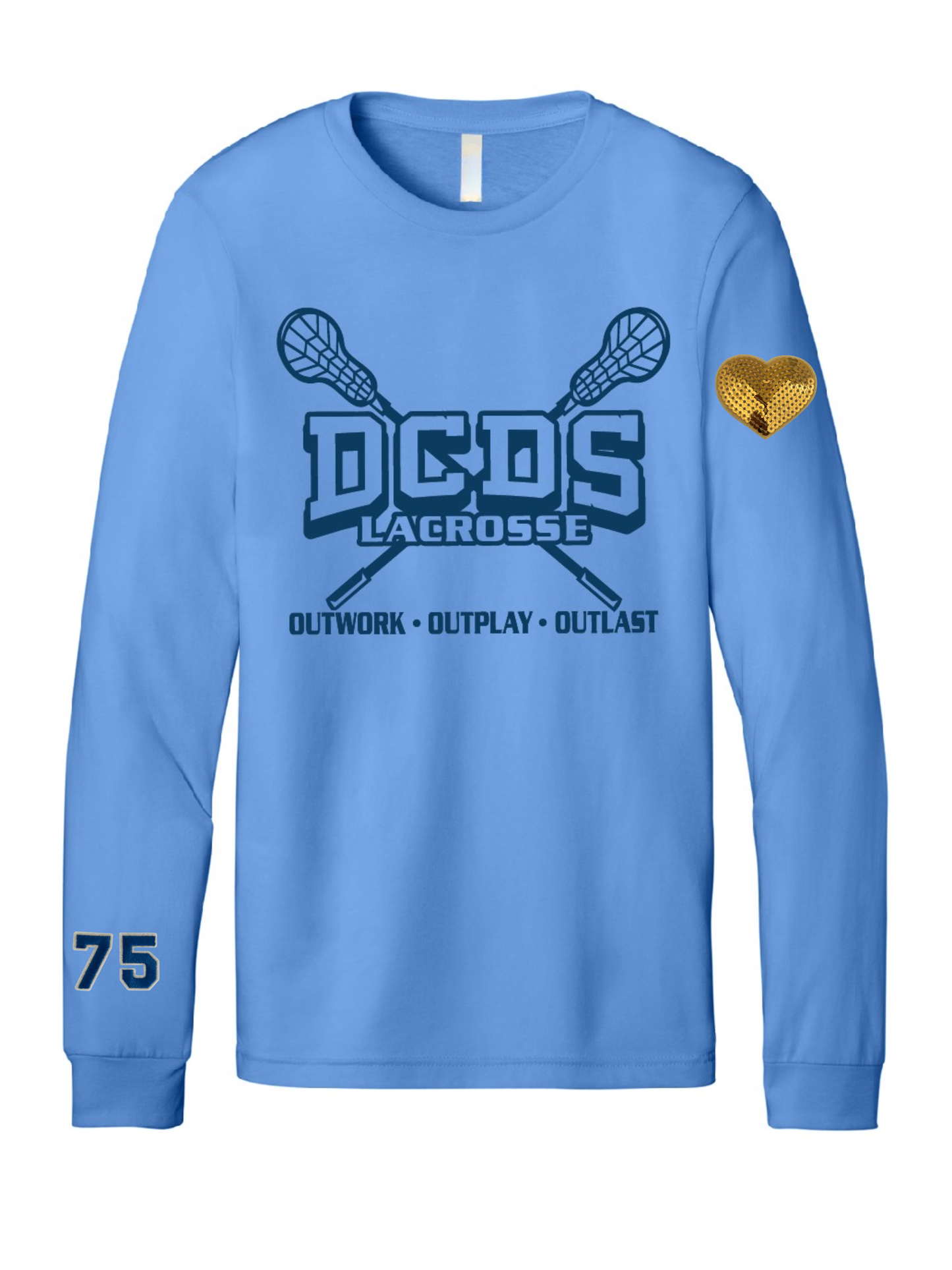 MS Girls LAX Team Long Sleeve Tee