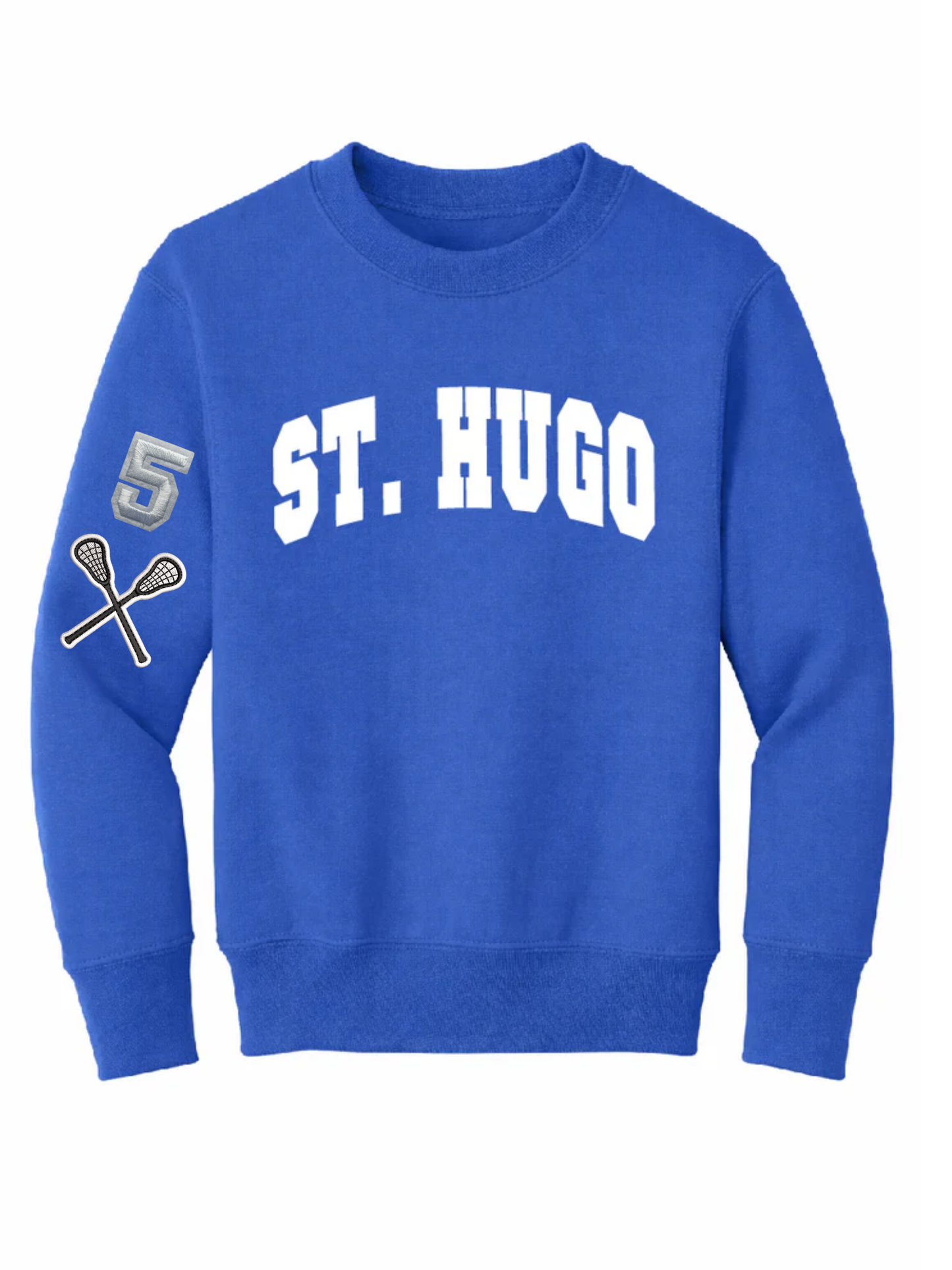 St. Hugo Blue Sweatshirt